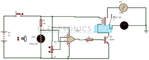 Ldr Light Switch Circuit Diagram