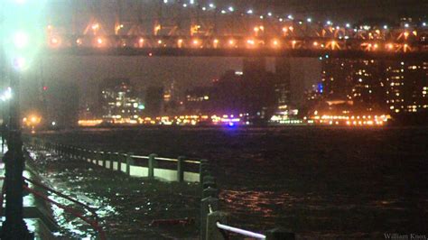 Hurricane Sandy Vs Con Edison Power Plant 14 St Nyc Oct 29th