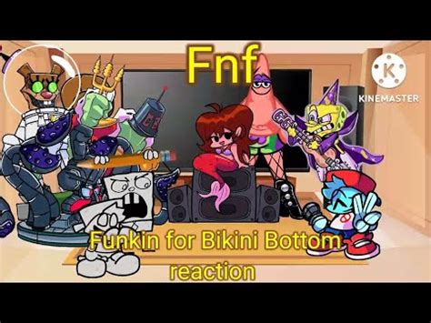 Fnf React To Funkin For Bikini Bottom Mod Gacha Club Youtube