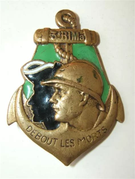 Insigne Regiment D Infanterie De Marine Drago Eclat D Email Eur