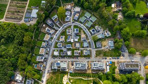 Luftaufnahme Gelsenkirchen Wohngebiet Mischbebauung Der Mehr Und