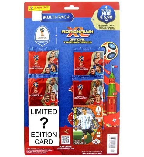 Panini World Cup 2018 Adrenalyn Xl Multi Pack Stickerpoint