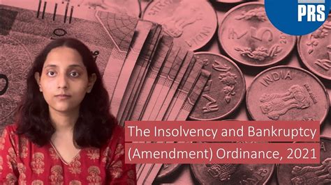 The Insolvency And Bankruptcy Code Amendment Ordinance 2021 Youtube