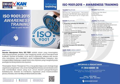 Iso Awareness Training Inhouse Training