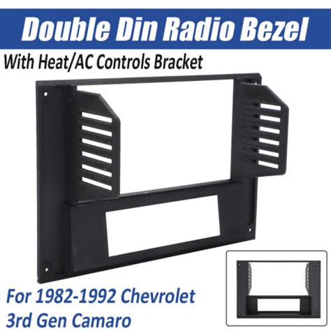 Reversed Hvac Controls Double Din Radio Bezel W Radio Bracket For 3rd