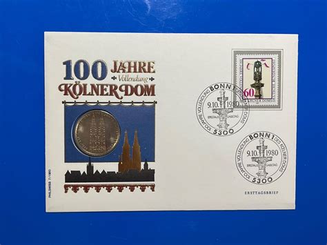 Numisbrief 100 Jahre Kölner Dom Kaufen auf Ricardo