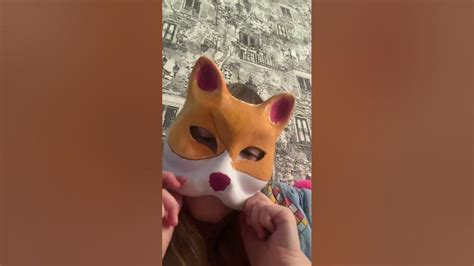 Кошачья маска😽 - YouTube