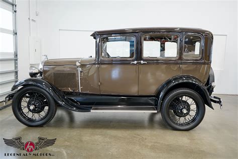 Ford Model A Fordor Sedan Legendary Motors Classic Cars