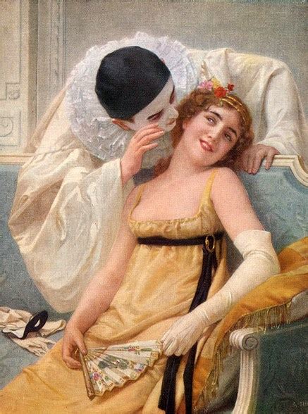 Biblio Curiosa On Twitter Pierrot S Embrace C 1900 Art By French