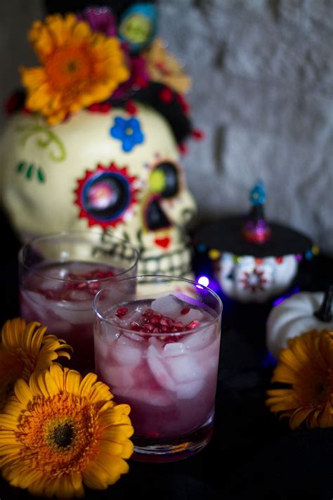 Dia De Los Muertos Cocktail Wine Margarita By Lynny