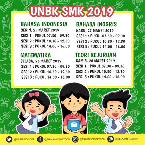 Yuk Simak Tips Belajar Dan Jadwal Lengkap Unbk Sma Blog