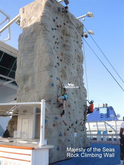 Majesty Of The Seas Rock Climbing Wall Pictures