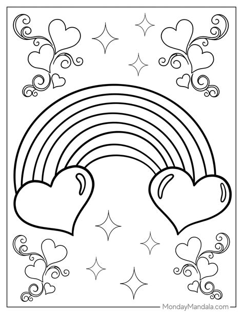 36 Rainbow Coloring Pages Free Pdf Printables Artofit