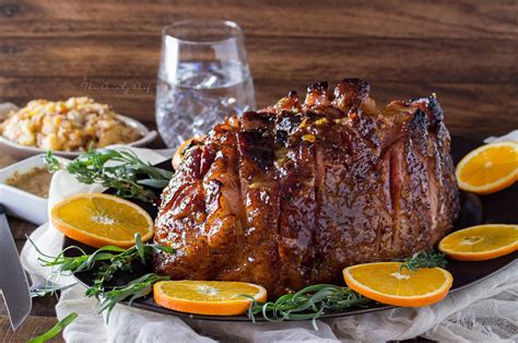 Bourbon Mustard Orange Glazed Ham 12 The Chunky Chef