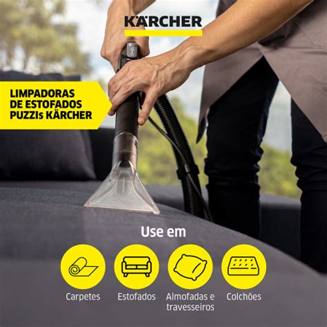 Extratora Limpadora De Estofados E Carpetes Puzzi 4 30 Karcher 220V No