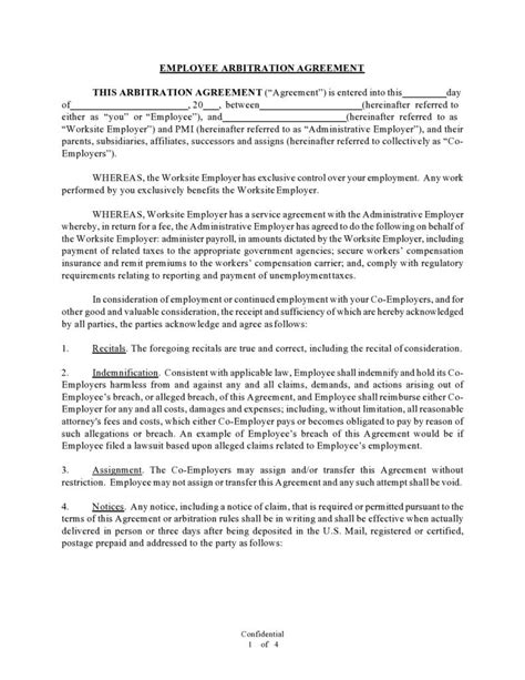 38 Best Arbitration Agreement Templates Examples ᐅ TemplateLab