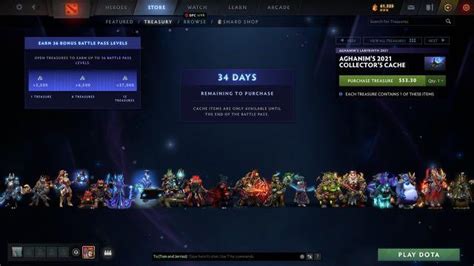 Dota 2 Aghanims 2021 Collectors Cache Video Gaming Gaming