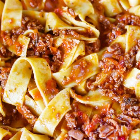 This Simple Bolognese Over Pappardelle A Cook Named Rebecca