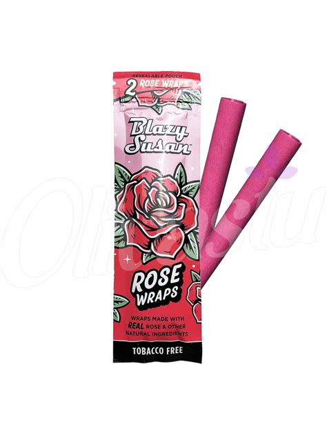 Blazy Susan Rose Blunt Wraps 2 Pack Olivastu