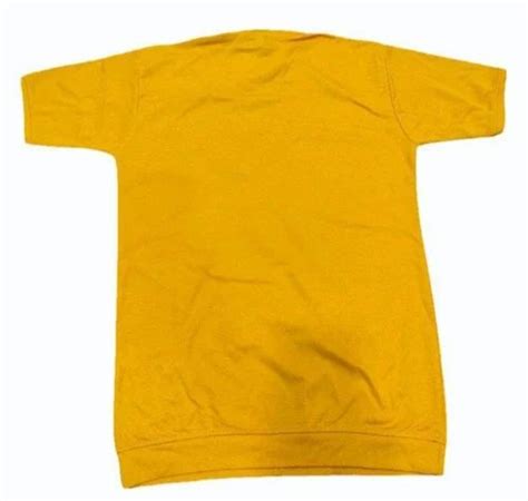 Men Yellow Printed Cotton T Shirt Round Collar At Rs 450 In New Delhi