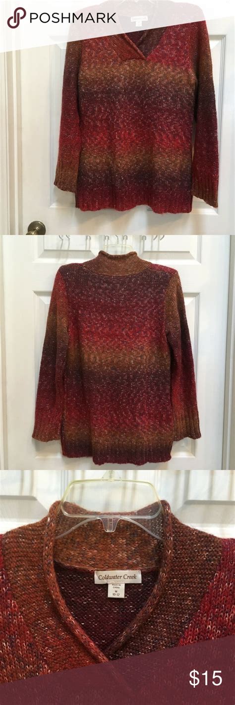 Coldwater Creek Pullover Sweater Wool Blend Pullover Sweaters