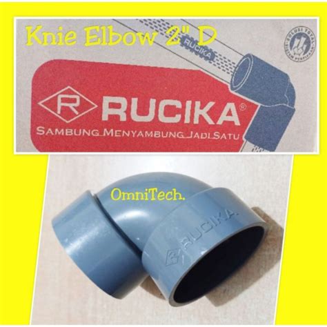 Jual Elbow Knie Knee PVC Rucika D 2 Shopee Indonesia