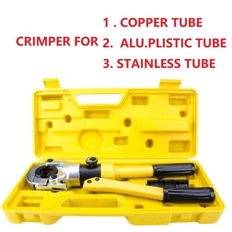 Hydraulic Copper Pipe Crimper Plumbing Alu Plastic Stainless Tube