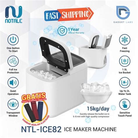 Promo Notale Ice Maker Mesin Pembuat Es Batu Ntl Ice82 Diskon 4 Di