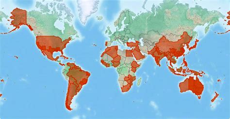 A Global Geographic Distribution Map Of D Citri Associated With The Download Scientific