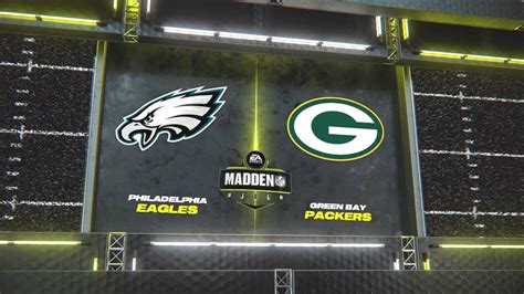 Madden Nfl Philadelphia Eagles Vs Green Bay Packers Simulation Ps