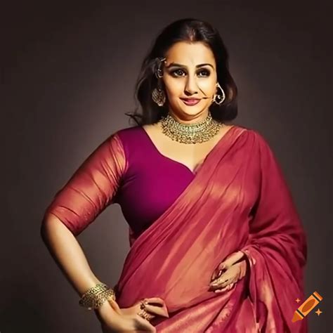 Vidya Balan On Craiyon