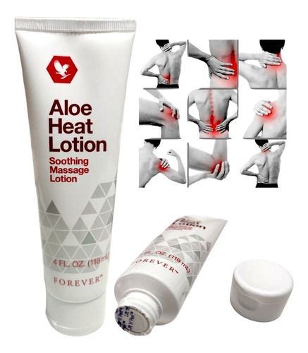 Aloe Heat Lotion Forever Dor Muscular Articula Es Massagem Aloe Heat