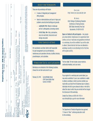 Fillable Online Apps Cdpr Ca IPM For School Facilities Registration