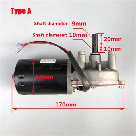 Moteur Engrenage Turbine Vis Sans Fin CC Autobloquant Haute Puissance R