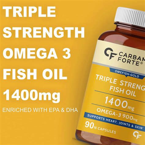 Buy Carbamide Forte Triple Strength Fish Oil Mg With Omega