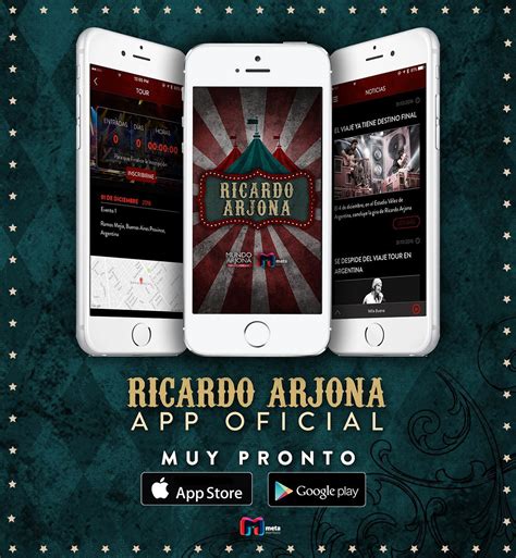 App Design For Ricardo Arjona Fan Clubs On Behance