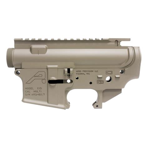 Aero Precision Ar15 Stripped Upperlower Receiver Set Fde Top Gun Supply