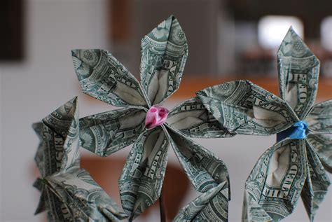 Kristine Faschingbauer Dollar Bill Flower Bouquet