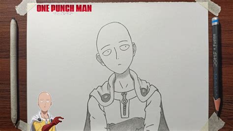 How To Draw Saitama From One Punch Man Easy Drawing For Beginners