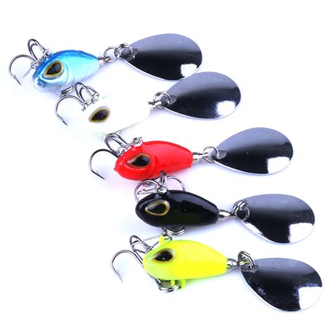 Buy 5pcs Small Fish Vib Metal Fishing Lures 115g 2