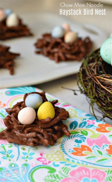 Bird Nest Haystack Cookie Recipe With Chow Mein Noodles No Bake