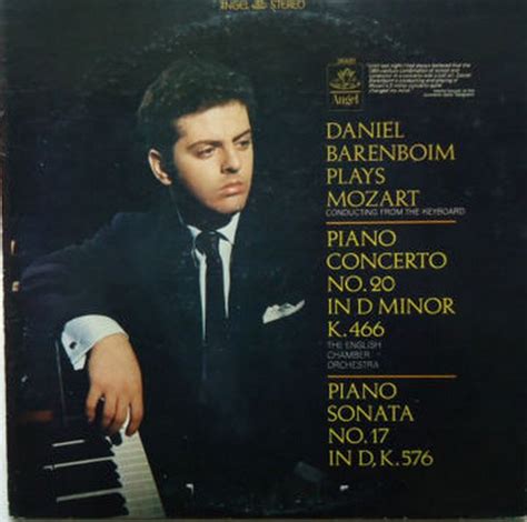 Mozart Daniel Barenboim Soloist And Conductor English Chamber Orchestra Piano Concertos No