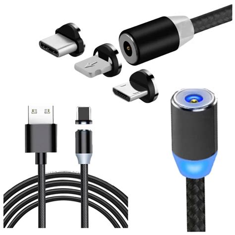 Kabel Magnetyczny W A Usb Micro Iphone Typ C