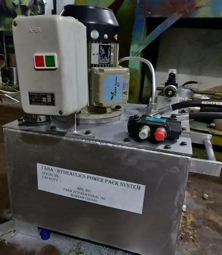 Mild Steel Electric Hydraulic Power Pack At Rs 15500 In Kolkata ID