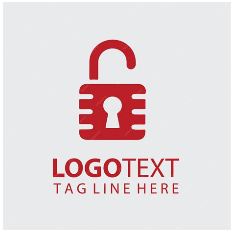 premium vector lock logo vector illustrations