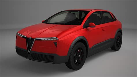 3D Alfa Romeo B-SUV Concept 2023 model - TurboSquid 2153632