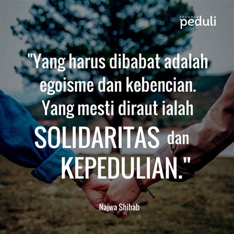 Kata Kata Bijak Solidaritas Rizal Hadizan