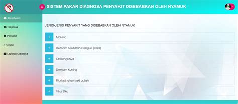 Source Code Sistem Pakar Diagnosa Penyakit Disebabkan Oleh Nyamuk