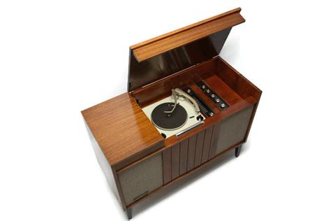 Sold Out Ge Mid Century Vintage Record Player Changer Stereo Conso