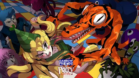 Rainbow Friends VS Poppy Playtime But It S Anime Part 3 FNF Friends